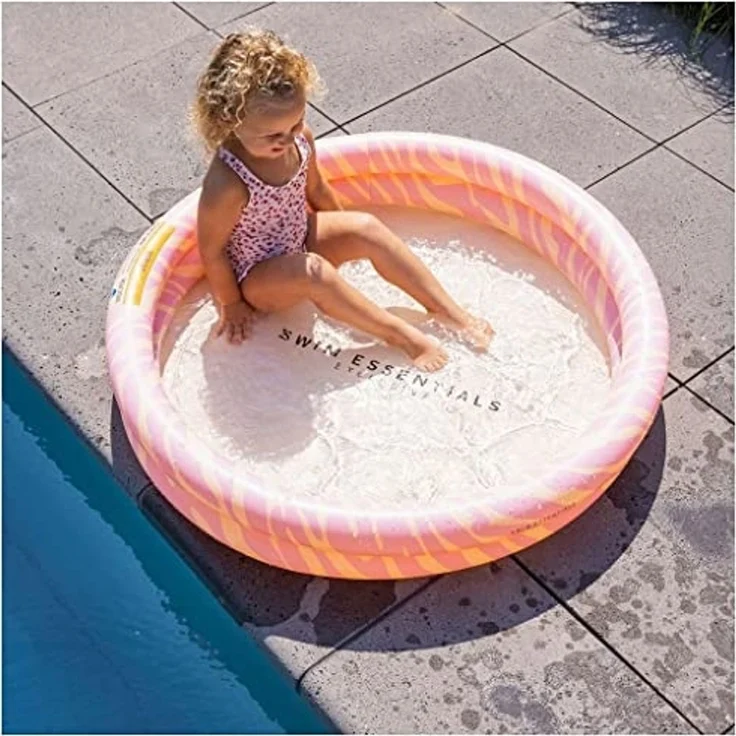 Swim Essentials Pool Swim Essentials Swimming Pool 100 cm Pink Zebra 100x17 cm – Bild 3