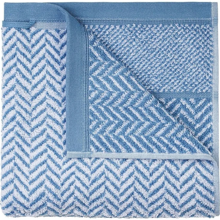 herzbach home Duschtücher Italiana 70x140 cm, (2-St), 500g/m², Premium-Qualität, 100% Baumwolle, gemustert – Bild 2