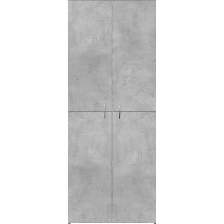 vidaXL Aktenschrank Betongrau 60x32x153 cm Holzwerkstoff 3276647 – Bild 3