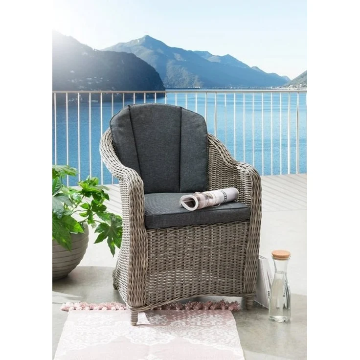 Destiny Gartensessel MALAGA (Set, 2-St), Aluminium, Polyrattan, inkl. Auflagen – Bild 3
