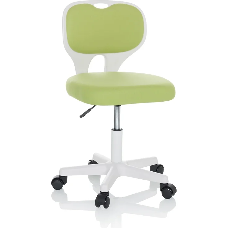 hjh OFFICE Kinder Schreibtischstuhl KIDDY TOP W Kinderbürostuhl Stoff Drehstuhl, mitwachsend, Grün, 736427 – Bild 1
