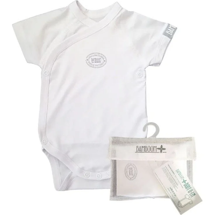 Bamboom Babybody Weiß 6 Monate Weiß – Bild 1