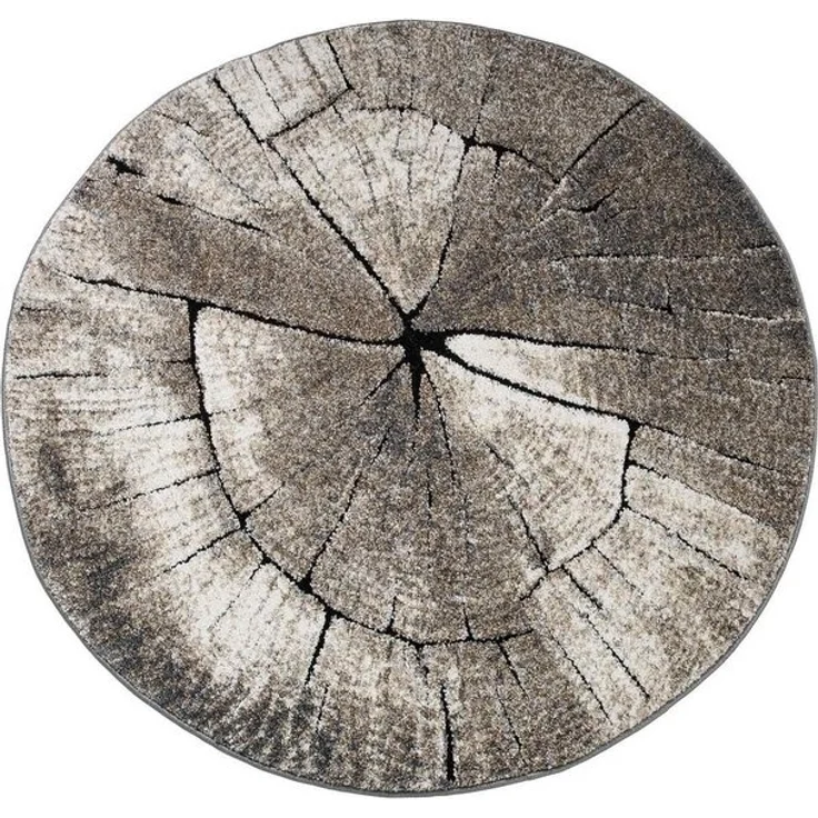 merinos Teppich CARRARA, Natur, Ø 120 cm, Polypropylen, Motiv, rund, Höhe: 13 mm – Bild 4