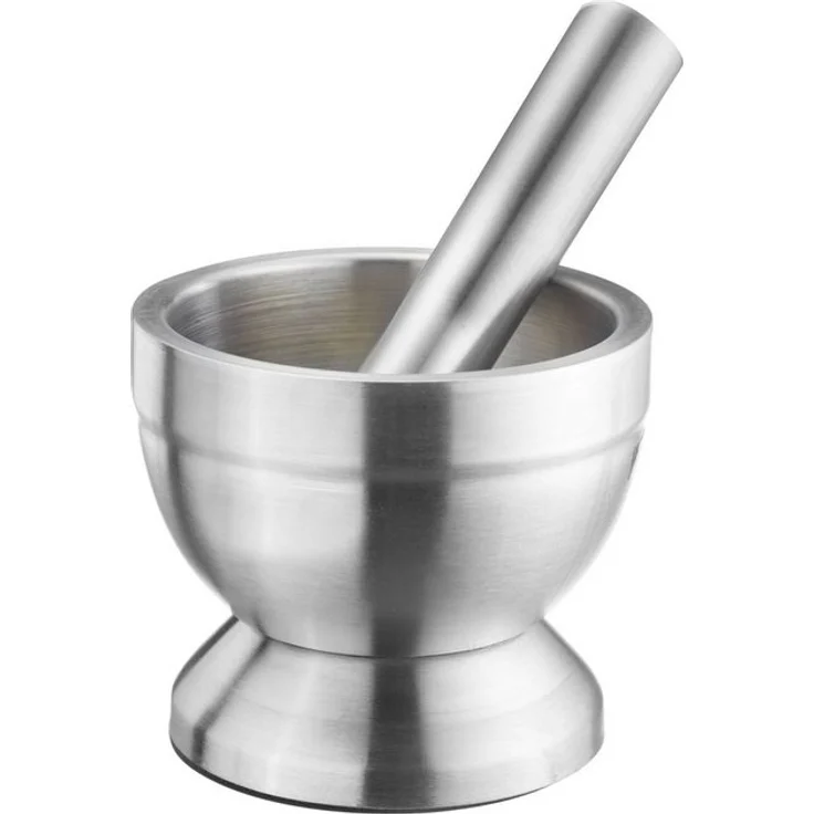 Thiru Mörser Premium mit Stößel und Deckel Ø 10 cm – Bild 4