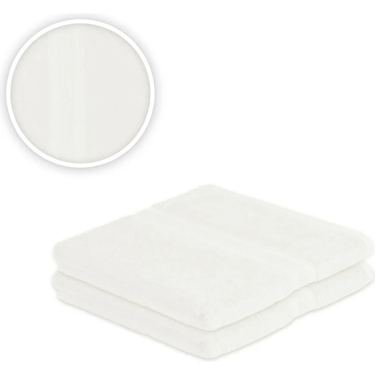 4 x Saunatuch 500 g/m² 80 x 200 cm Weiß – Bild 2