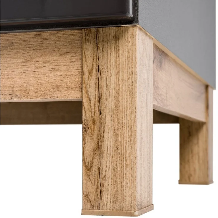Waschplatz Set 2-teilig mit Keramik Waschtisch 60 cm SOLNA-56 Hochglanz grau & Spiegelschrank BxHxT ca.: 60 x 200 x 45 cm – Bild 8