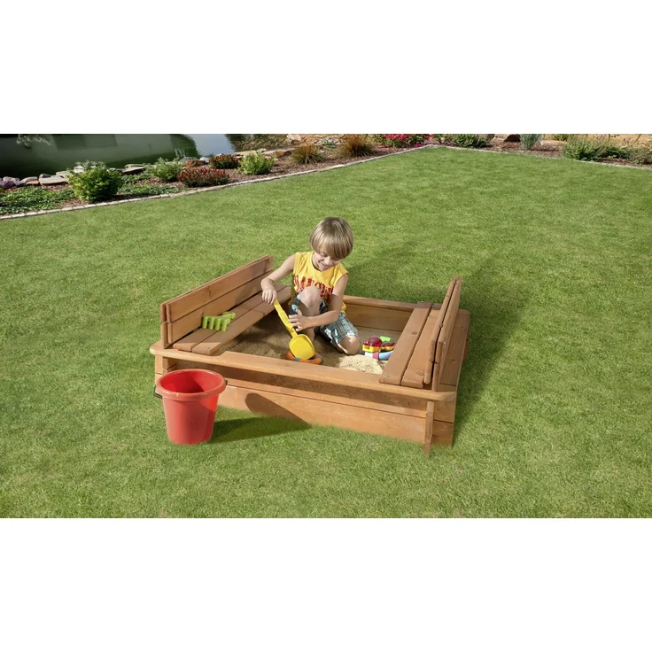 Weka Sandkasten Felix Gr. 1 100x100 cm – Bild 2