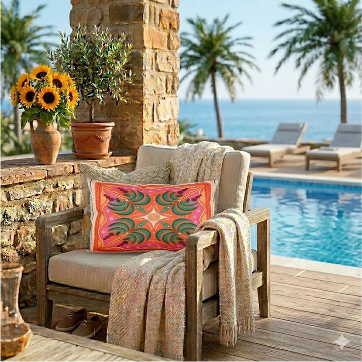 JACK Dekokissen Outdoor Lounge Kissen 30x50cm Motiv inkl. Füllung, mit Lotus-Effekt, Robust, strapazierfähig, für Innen & Außen geeignet – Bild 4