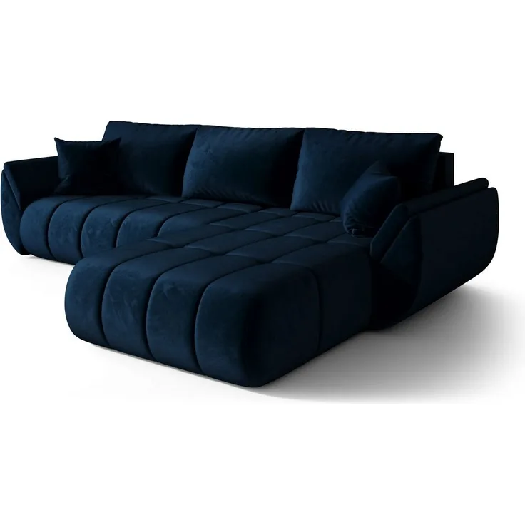 Kaiser Möbel Ecksofa TOKYO PREMIUM im Veloursstoff Monolith,Schlaffunktion und Bettkaste, Ecksofa, L-Form,Samtweiche Veloursoberfläche,Wasserabweisender Stoff Monolit