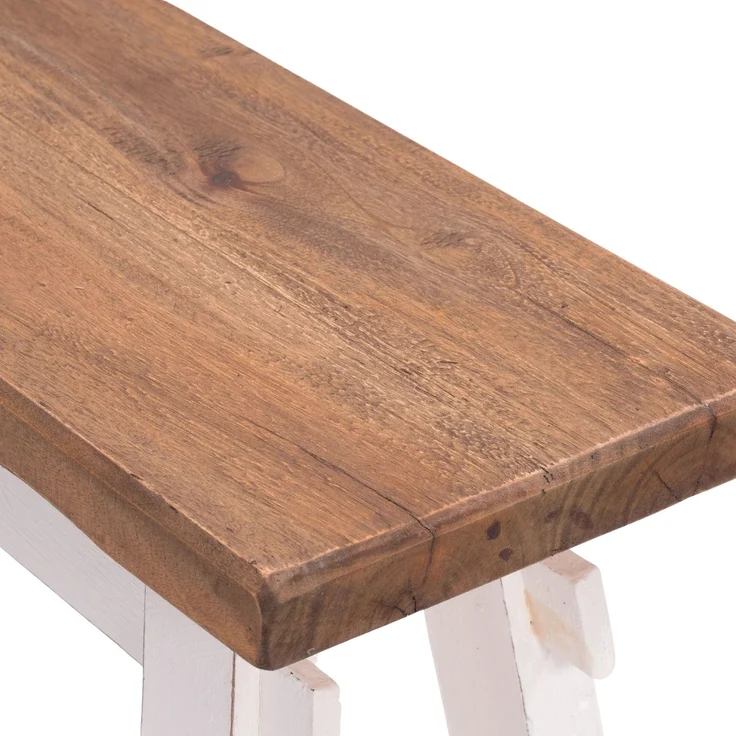 DESIGN DELIGHTS Sitzbank SITZBANK "EAST", Altholz massiv, 118x53x27,5cm (BxHxT), Holzbank, F – Bild 5