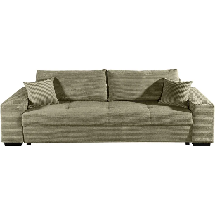 COLLECTION AB Schlafsofa Kreta, B: 248 cm, Liegefl. 137x195 cm, Bettfunktion, Bettkasten & 2 Zierkissen, optional mit Topper – Bild 2