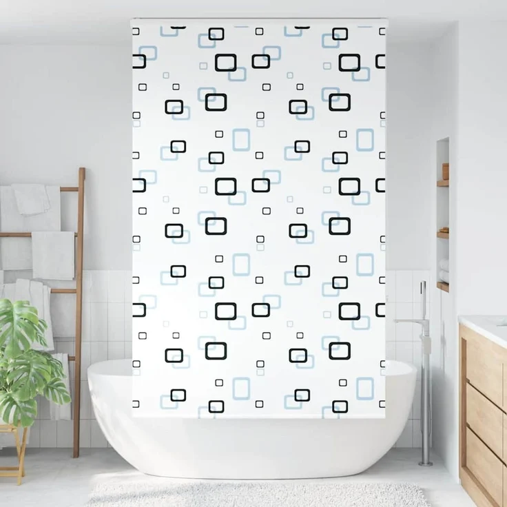 vidaXL Duschrollo mit Kassette 130x240 cm Stoffbreite 126 cm 4014949 – Bild 2