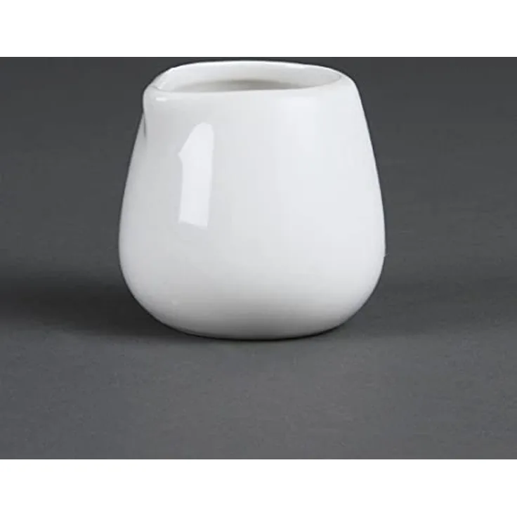Olympia Whiteware Milchkännchen 22,8cl, C205, 12 Stück