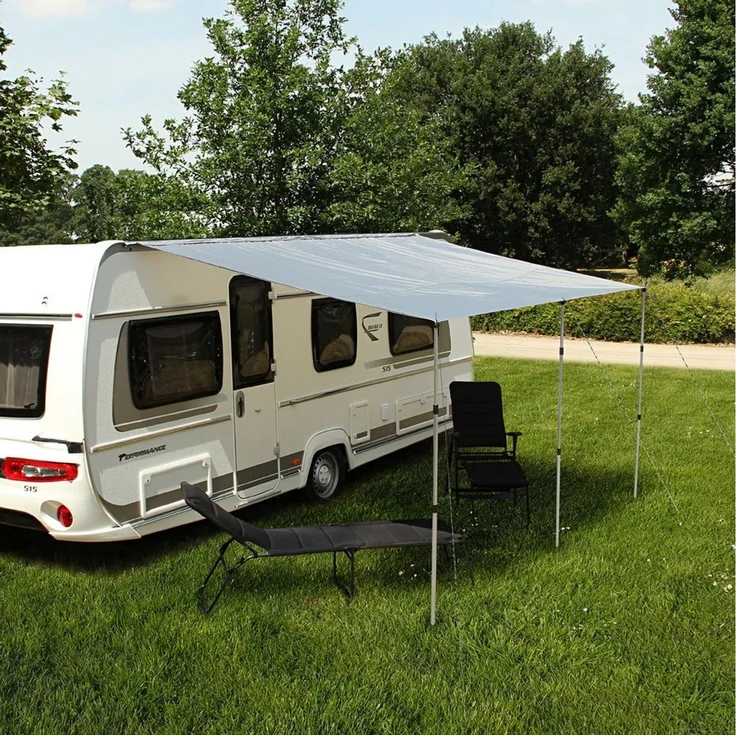 yourGEAR Sonnensegel yourGEAR Wohnwagen Sonnensegel Caravan Tarp 4,5 x 2,4 m Sonnendach – Bild 3