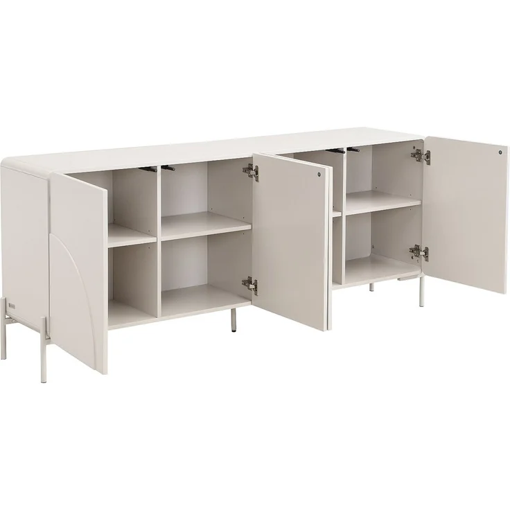 Vente-unique - Sideboard mit 4 Türen aus MDF – Beige – ZELINARO – Bild 5