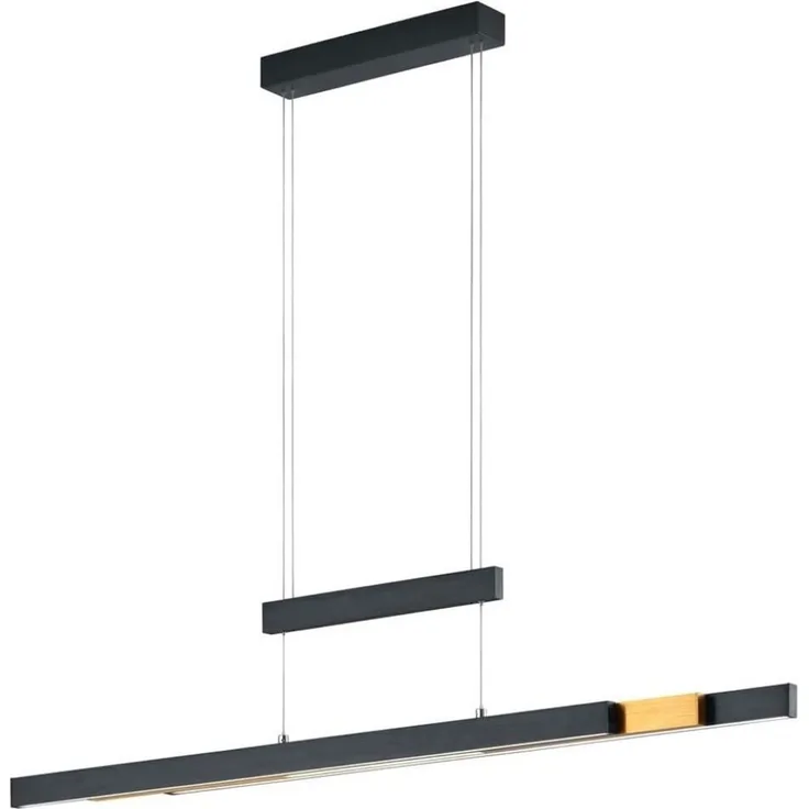 lightling LED Pendelleuchte Tina, LED fest integriert, Tageslichtweiß, 4 fach Touch, Lichtfarbe einstellbar, flexibel verstellbar