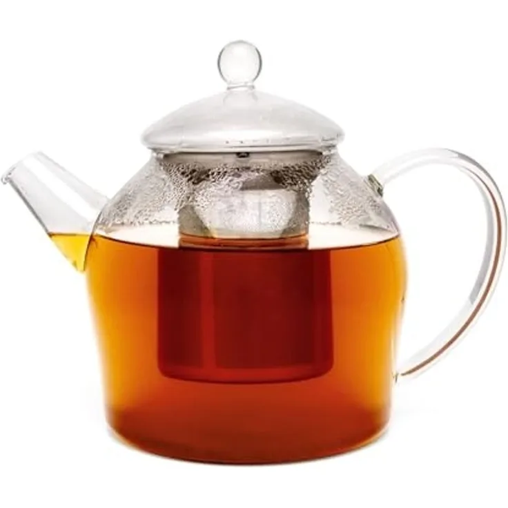 Bredemeijer Teekanne Minuet Glas 1,2L +Edelstahlfilter Solo 165002