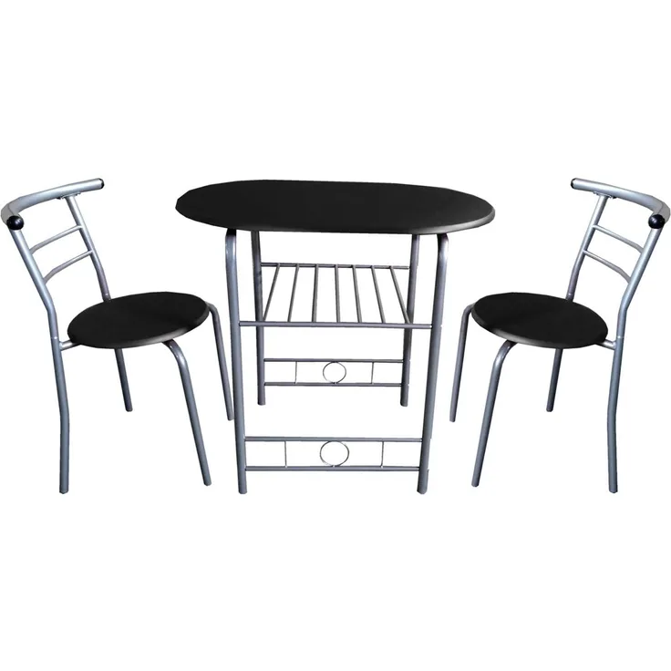 HTI-Line Küchentisch Tischgruppe Merit (Set, 3-St, 1 Tisch, 2 Stühle), Essgruppe 1 Tisch 2 Stühle