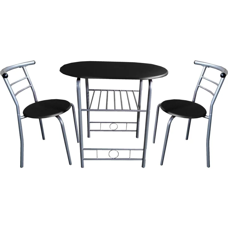 HTI-Line Küchentisch Tischgruppe Merit (Set, 3-St, 1 Tisch, 2 Stühle), Essgruppe 1 Tisch 2 Stühle
