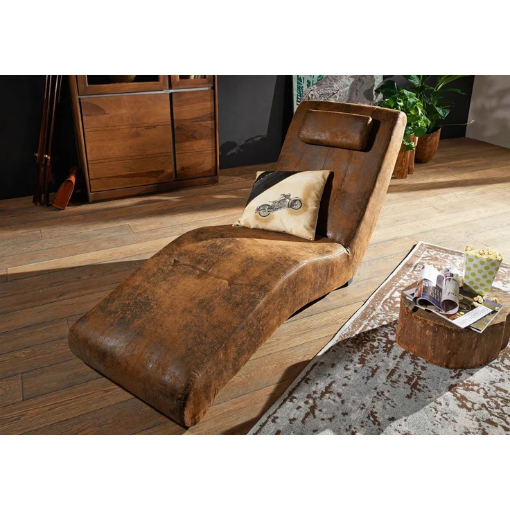 Relaxliege 180x62x87 braun SPLEEN – Bild 2