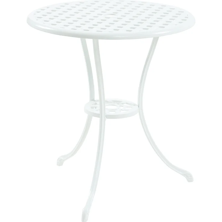 Bistro-Set Vena 3-tlg. Aluminiumguss Weiß [casa. pro] – Bild 5