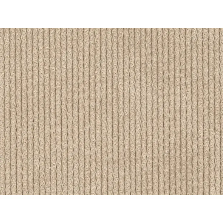 Vente-unique - POGNI Sofa SamtStoff Beige - B 160 cm x H 73 cm x L 300 cm – Bild 3