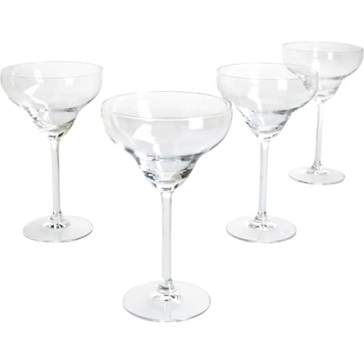 MamboCat Cocktailglas 4x Margarita Gläser mit Fuß 4 Personen Drinks Cocktail-Glas, Glas – Bild 2