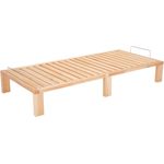 Gigapur Massives Holzbett G56, inkl. Lattenrost und Matratzenbügeln, Liegefläche 70x200 cm (11302)