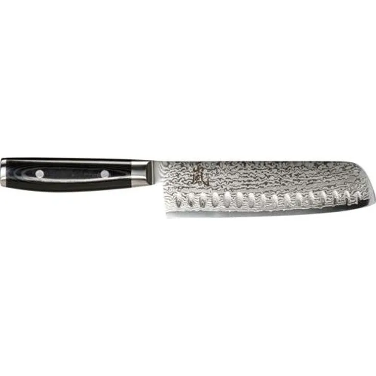 Yaxell RAN Nakiri mit Kullenschliff, 18 cm