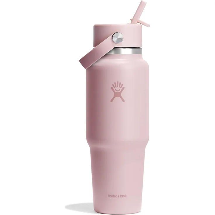 Hydro Flask Isolierflasche 32 Oz Travel Wide Flex Straw, TempShield® doppelwandige Vakuumisolierung