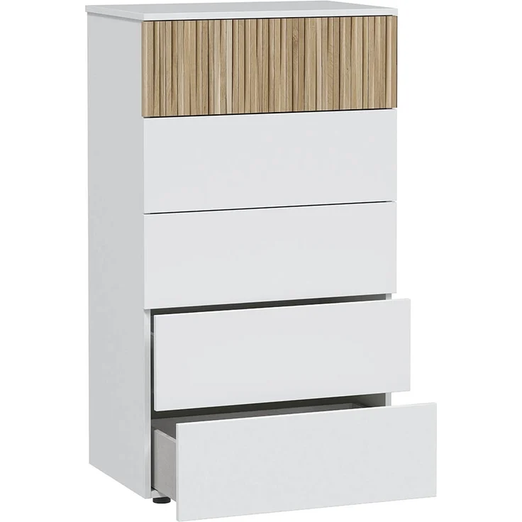 Calicosy Kommode 5 Schubladen H109 cm - Ethna - Weiß – Bild 4