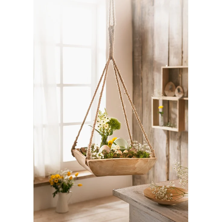 Schale Wood Tischschale Dekoschale Obstschale Obstkorb Schüssel Füllkorb – Bild 2