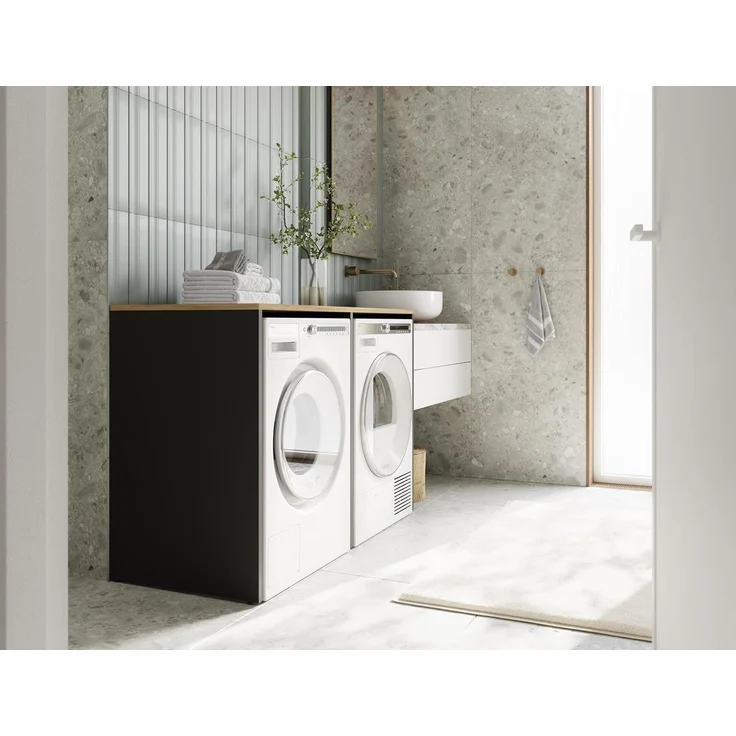 Platan Room Waschmaschinenumbauschrank DORA Waschmaschinenschrank 130 cm breit Überbauschrank Waschmaschine oder Wäschetrockner Schrank für Bad – Bild 2