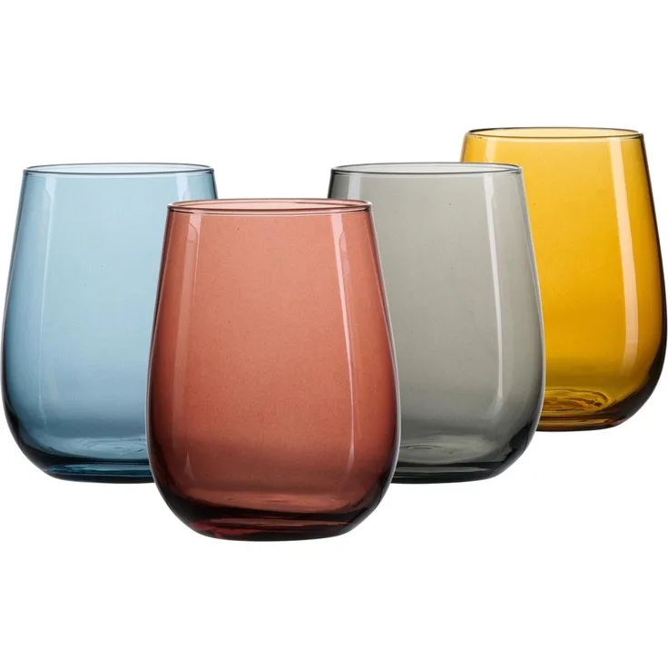Ritzenhoff & Breker Palermo Trinkglas 475 ml bunt 4er Set