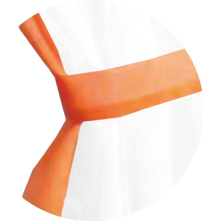 Gardinenset Skyline Schlaufenschal im Landhausstil Küchengardine Raffband, klassisch und modern in vielen Ausführungen erhältlich (orange - tangerine / 140 x 120cm) – Bild 6