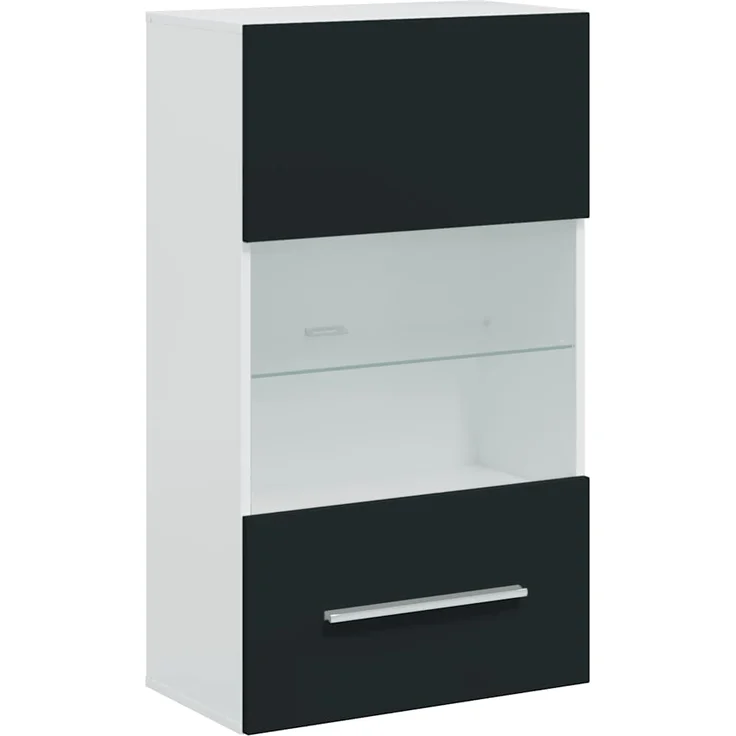 vidaXL 5-tlg. Wohnwand mit LED-Beleuchtung Matt Indigo Holzwerkstoff 3324235 – Bild 7