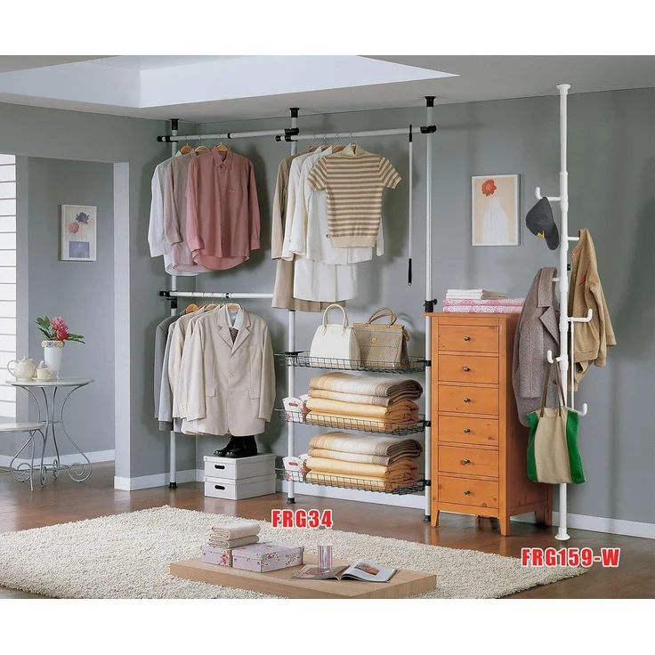 SoBuy FRG34-P02 Aufbewahrungskörbe, Metall, Pulverbeschichtung, Schwarz, 83 x 8 x 19 cm – Bild 9