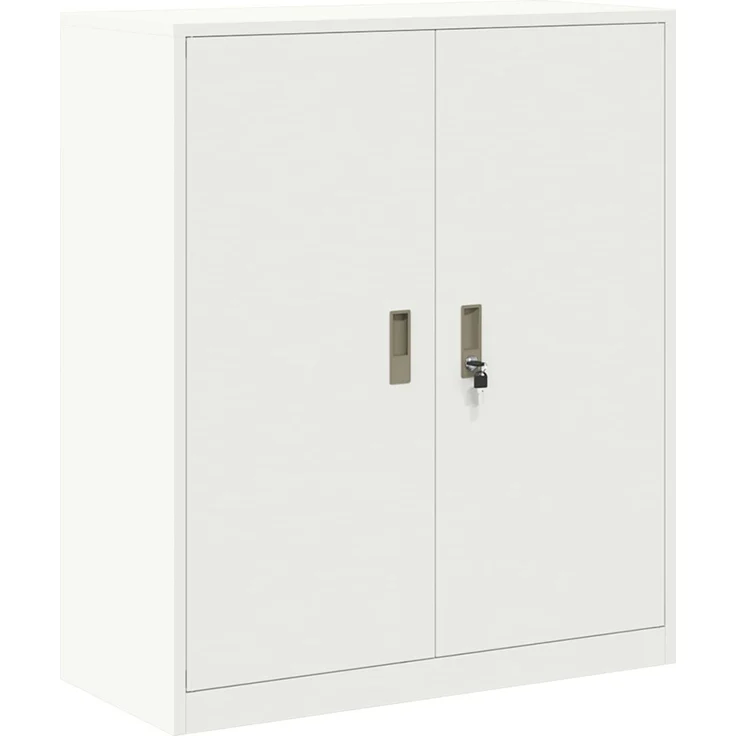 vidaXL Aufbewahrungsschrank 2 stk. Weiß 90 x 40 x 175 cm Stahl 3438722 – Bild 6