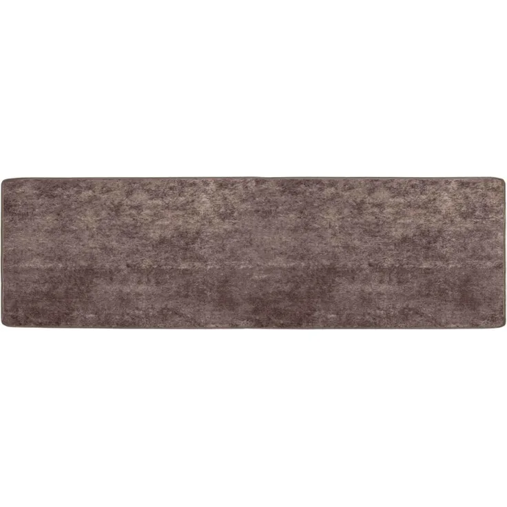 vidaXL Teppichläufer MARSA Grau 150x50 cm Polyester und PVC 42023183