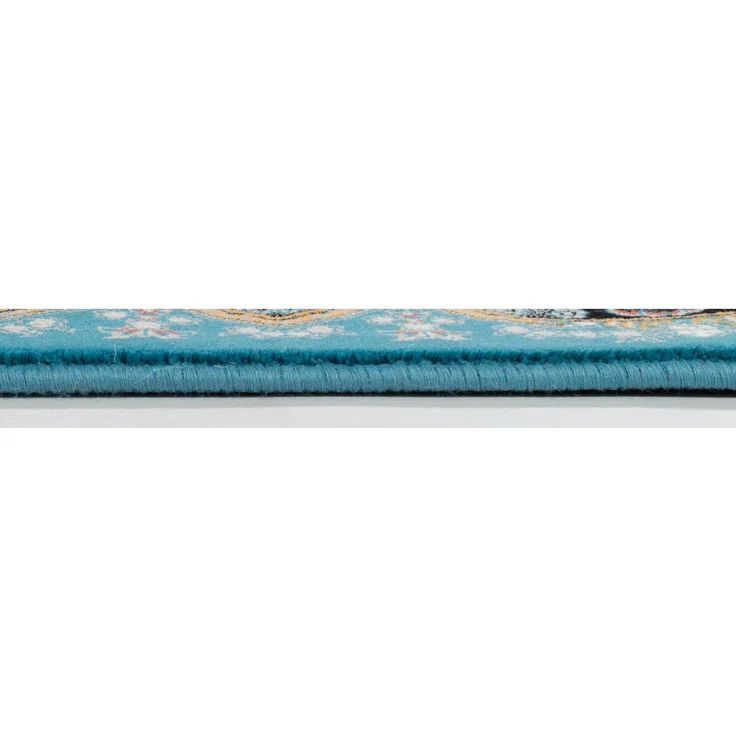 Orientteppich »Ariel« 300 x 100 cm - blau - läufer – Bild 5