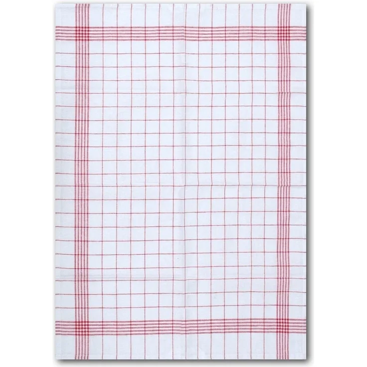 Dyckhoff Geschirrtuch KARO / Halbleinen - 50x70 cm, (Set, 10-tlg) – Bild 1
