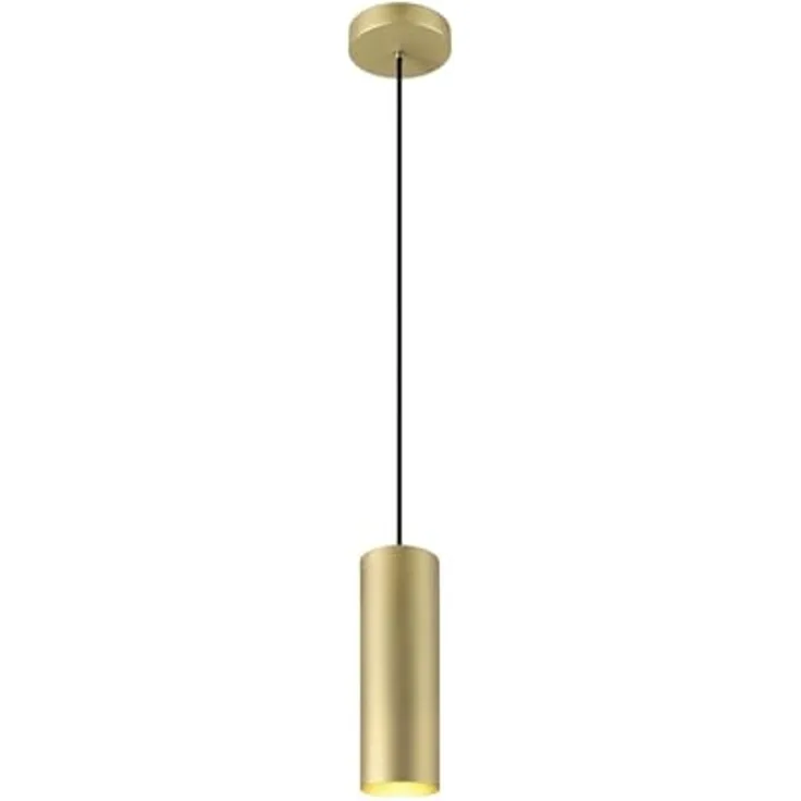 SLV ENOLA®, Pendelleuchte, Pendellänge 150cm, E27, 1x max. 50W, matt gold - Pendelleuchten