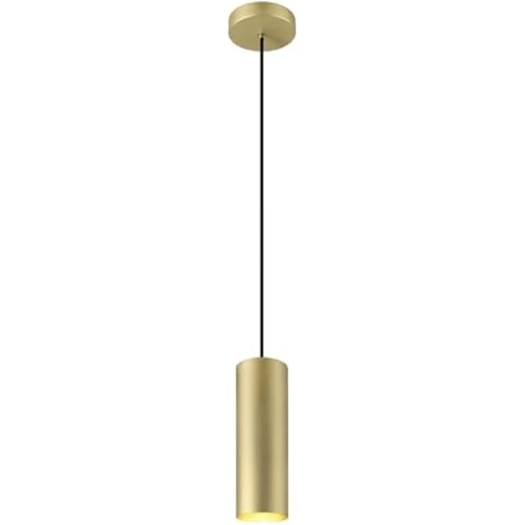 SLV ENOLA®, Pendelleuchte, Pendellänge 150cm, E27, 1x max. 50W, matt gold - Pendelleuchten