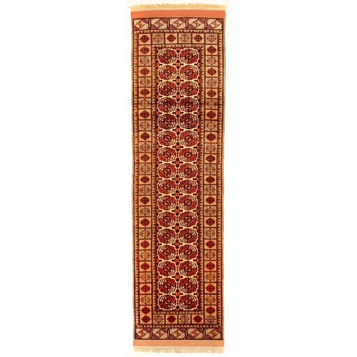 Morgenland Läufer Seiden - Afghan Seide - 284 x 82 cm - rot