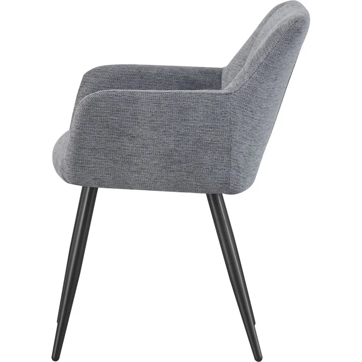 Stuhl 2er Set Barcelona Stühle in Anthrazit - gemütliches Design - B/H/T: 55x82x62 cm – Bild 7