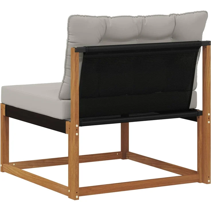 vidaXL Outdoor Mittelsofa Massivholz Akazie Natur 900634 – Bild 6