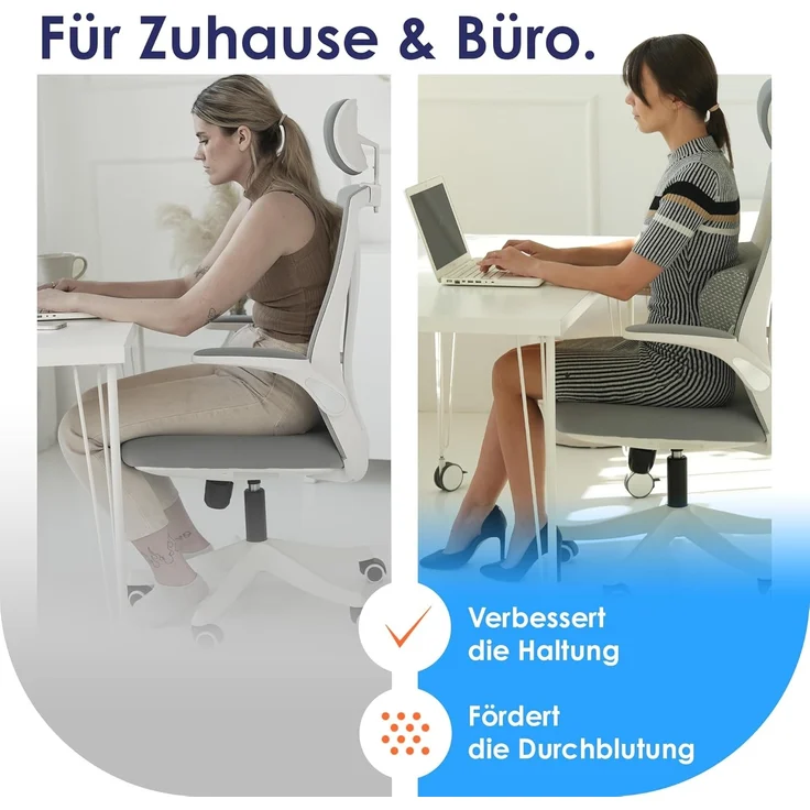 DYNMC you Kniekissen für Seitenschläfer - Knierolle Lagerungsrolle, (VERGLEICHSSIEGER SEHR GUT - Kniekissen zum schlafen, Knierolle halbrund - Beinkissen mit Physiotherapeuten Entwickelt) – Bild 6