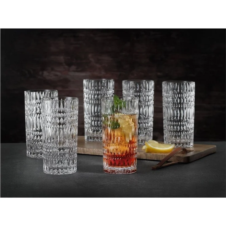 Nachtmann Glas Ethno 105398, Kristallglas, Kristallglas, spülmaschinenfest 6er-Set – Bild 3