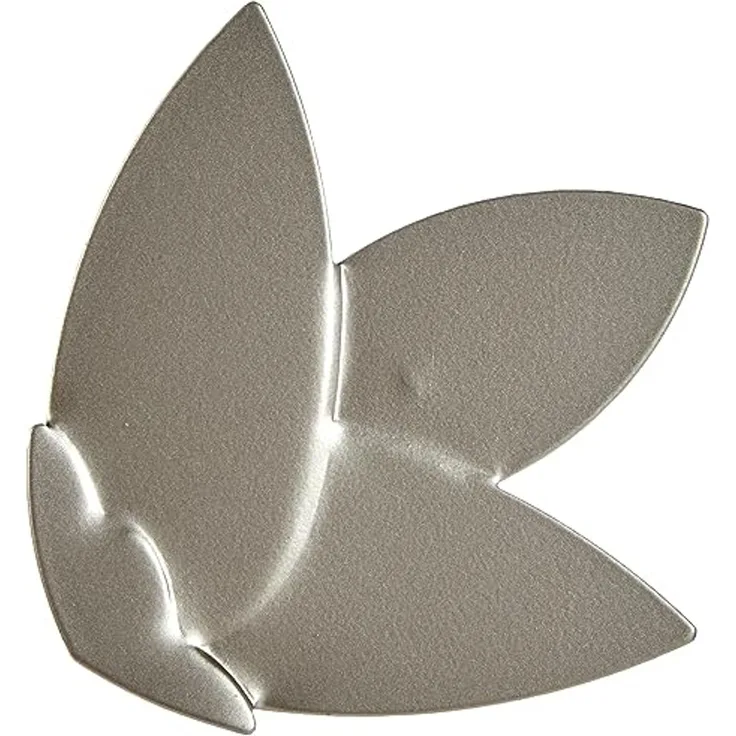 Gardinia Dekoklammer Flower silber-matt, Ø 8 cm