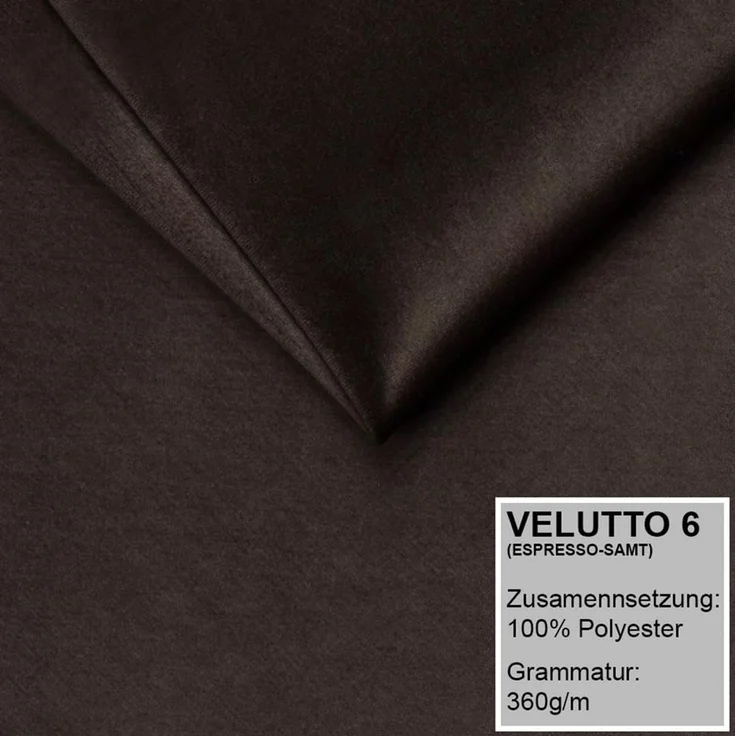 Polsterbett MAROKO 90x200 ohne Matratze mit Bettkasten und Lattenrost. Farbe: Espresso 6 – Bild 5
